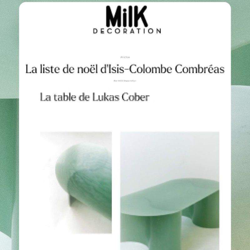 Milk decoration - La liste de noël d'Isis-Colombe Combréas